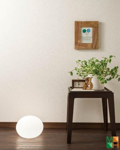 Giấy dán tường Nhật Bản chống ẩm màu trắng P214_03_6505