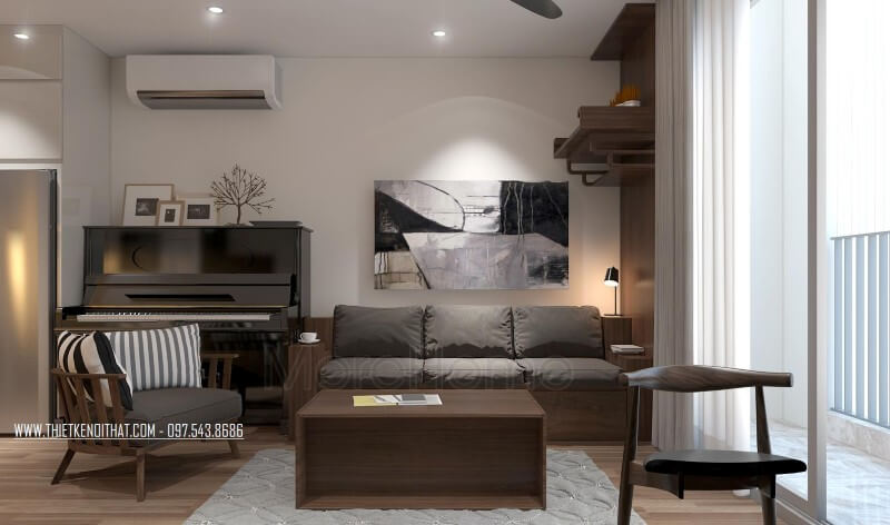 Được thiết kế vô cùng ấn tượng, không cầu kì trong kiểu cách, mẫu sofa gỗ tự nhiên mang lại không gian sang trọng và không kém phần hiện đại Mẫu sofa gỗ tự nhiên, gỗ óc chó đẹp