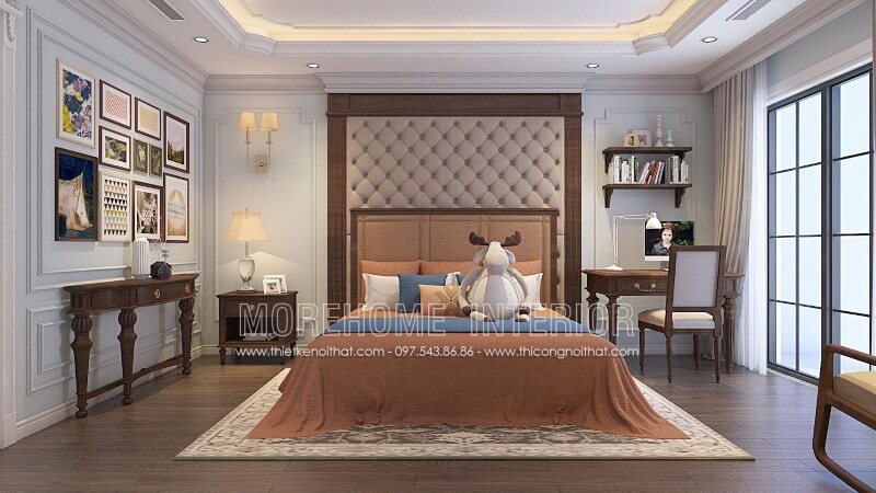 Giường ngủ biệt thự Giường ngủ biệt thự