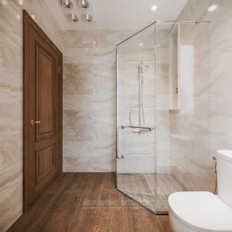 Mẫu cửa gỗ phòng tắm đẹp - Sự lựa chọn của nhiều khách hàng tại Morehome