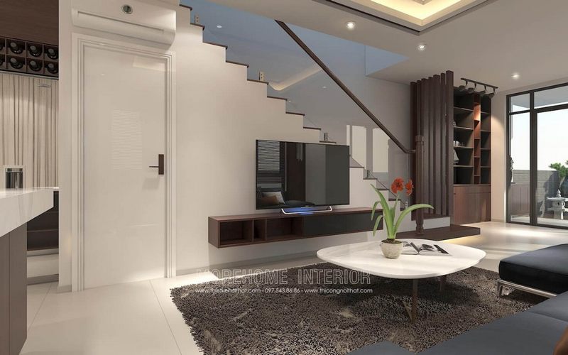 Cửa gỗ Acrylic trắng bóng An Cường cho không gian phòng ngủ sang trọng, đẳng cấp MH07