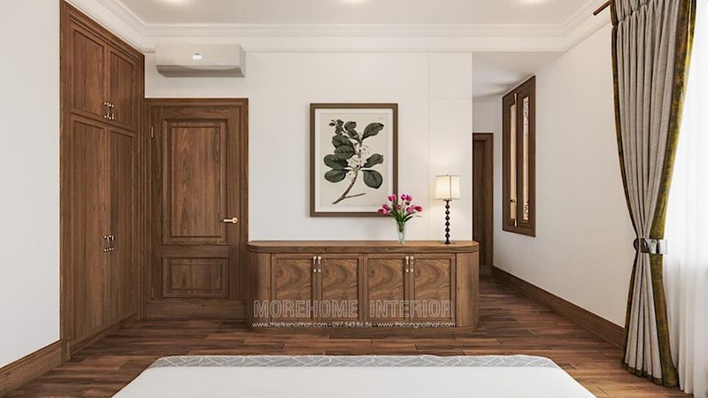 Tư vấn chọn loại cửa gỗ 1 cánh đẹp cho phòng ngủ - Morehome.